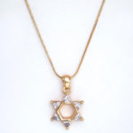 Star of David Jewel-Tipped Necklace