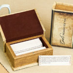 Bible Promise Box, Olivewood Pen, and Israeli Flag Lapel Pin