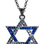 Star of David Jeweled Necklace