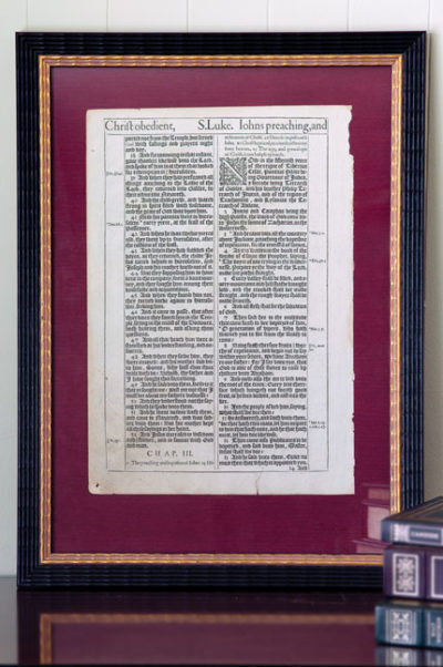 1611 King James Bible page