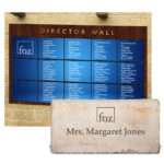 Name on Digital Director's Wall w/ Personalized Brick