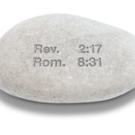 White Stone with Scripture